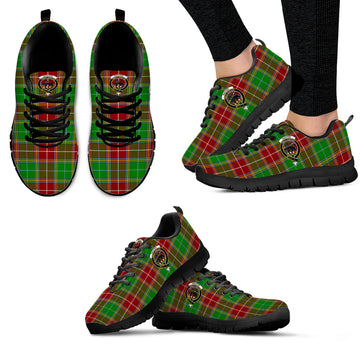 Baxter Modern Tartan Sneakers with Family Crest