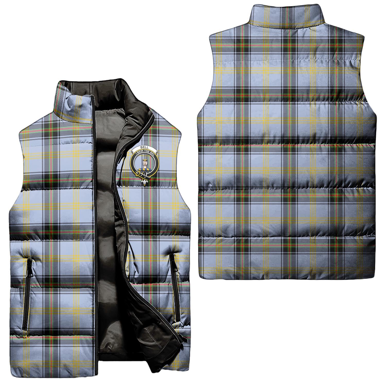 Rait Tartan Crest Puffer Vest main image 1