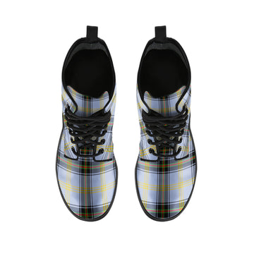 Bell Tartan Leather Boots