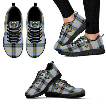 Bell Tartan Sneakers with Family Crest