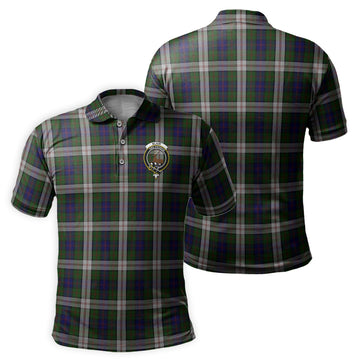 Blair Dress Tartan Men's Polo Shirt with Family Crest