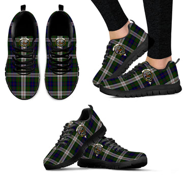 Blair Dress Tartan Sneakers with Family Crest