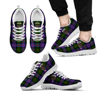 Blair Modern Tartan Sneakers with Family Crest
