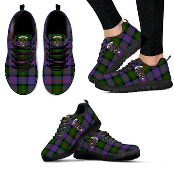 Blair Modern Tartan Sneakers with Family Crest