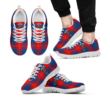 Blane Tartan Sneakers with Family Crest