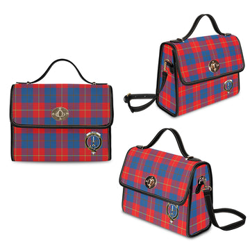 Blane Tartan Waterproof Canvas Bag with Family Crest