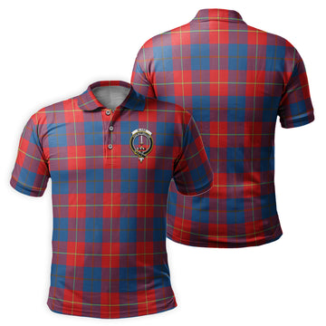 Blane Tartan Men's Polo Shirt with Family Crest