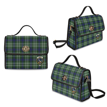 Blyth Tartan Waterproof Canvas Bag with Family Crest