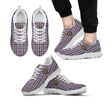 Boswell Tartan Sneakers with Family Crest