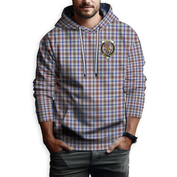 Boswell Tartan Hoodie with Family Crest