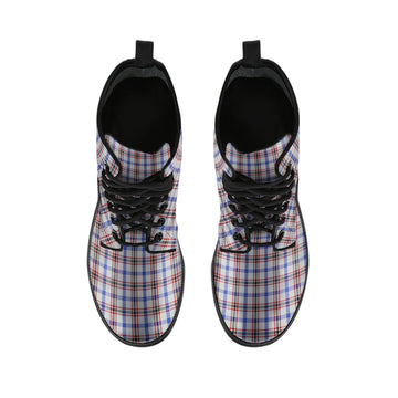 Boswell Tartan Leather Boots