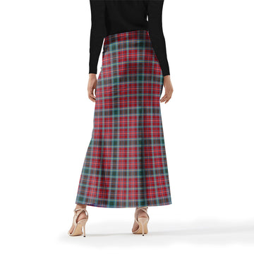 British Columbia Province Canada Tartan Womens Full Length Skirt