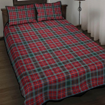 British Columbia Province Canada Tartan Quilt Bed Set