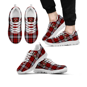 Brodie Dress Tartan Sneakers with Family Crest