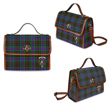 Brodie Hunting Modern Tartan Waterproof Canvas Bag with Family Crest