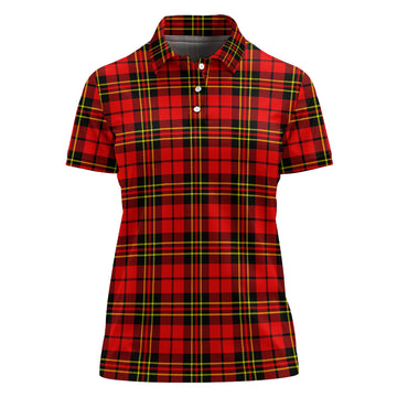 Brodie Modern Tartan Polo Shirt For Women