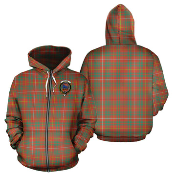 Bruce Ancient Tartan Hoodie with Family Crest