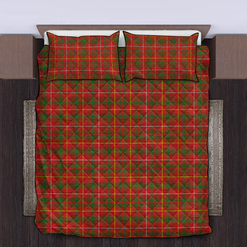 Bruce County Canada Tartan Quilt Bed Set