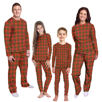 Bruce County Canada Tartan Pajamas Family Set