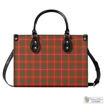 Bruce County Canada Tartan Luxury Leather Handbags