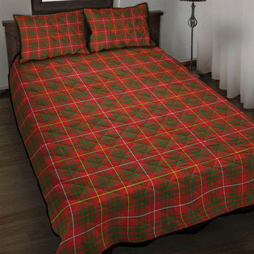 Bruce County Canada Tartan Quilt Bed Set
