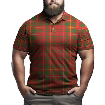 Bruce Modern Tartan Mens Polo Shirt