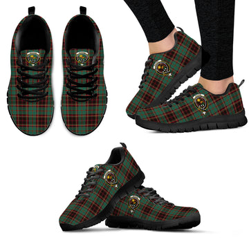 Buchan Ancient Tartan Sneakers with Family Crest