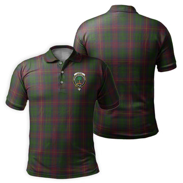 Cairns Tartan Men's Polo Shirt with Family Crest