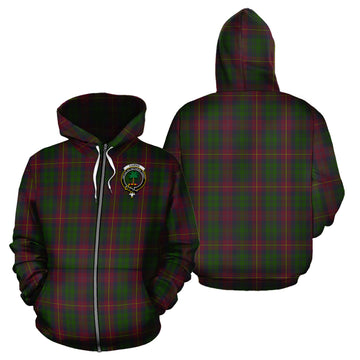 Cairns Tartan Hoodie with Family Crest
