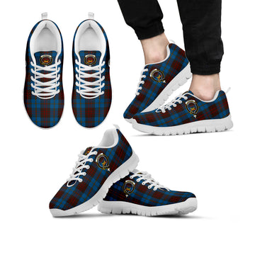 Cameron Hunting Tartan Sneakers with Family Crest