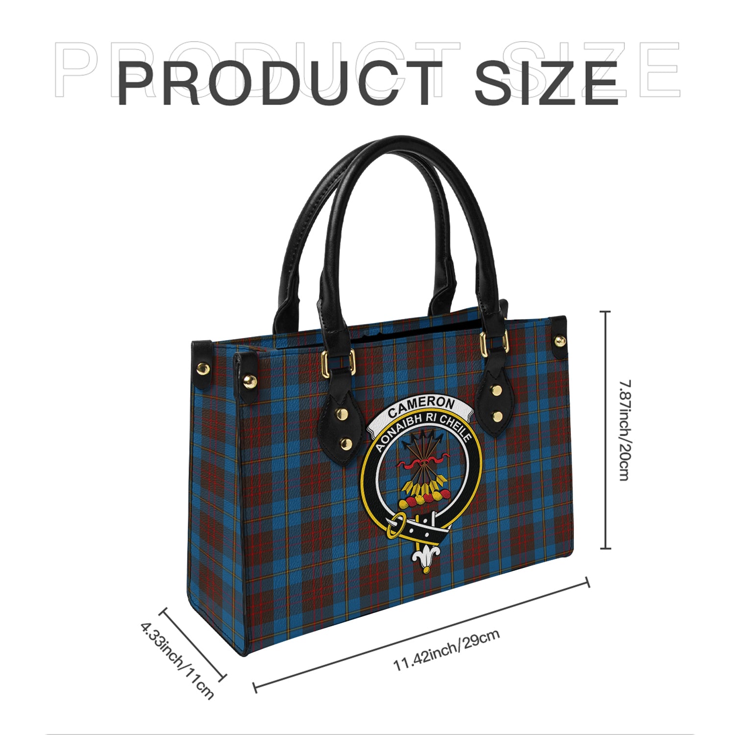 cameron-hunting-tartan-leather-bag-with-family-crest