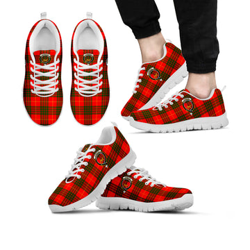 Cameron Modern Tartan Sneakers with Family Crest