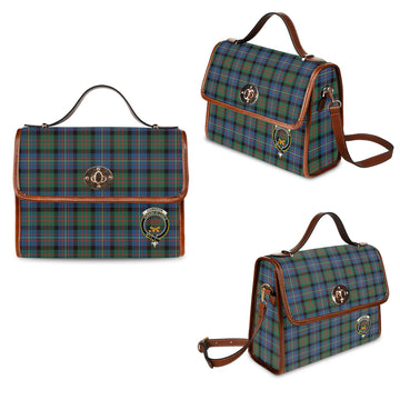 Cameron of Erracht Ancient Tartan Waterproof Canvas Bag with Family Crest