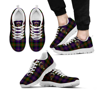 Cameron of Erracht Modern Tartan Sneakers with Family Crest