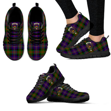 Cameron of Erracht Modern Tartan Sneakers with Family Crest