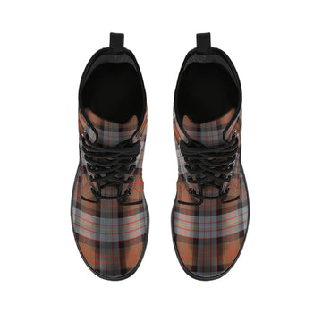 Cameron of Erracht Weathered Tartan Leather Boots