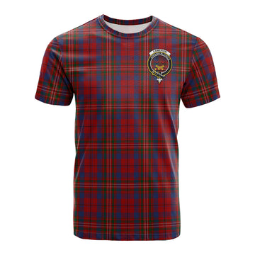 Cameron of Locheil Tartan T-Shirt with Family Crest