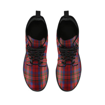 Cameron of Locheil Tartan Leather Boots