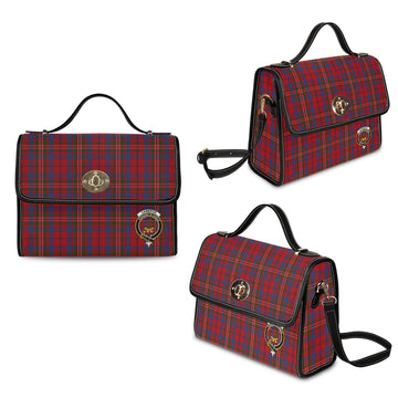 Cameron of Locheil Tartan Waterproof Canvas Bag with Family Crest