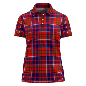 Cameron of Lochiel Modern Tartan Polo Shirt For Women