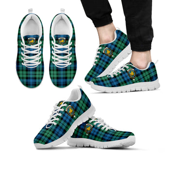 Campbell Ancient 01 Tartan Sneakers with Family Crest