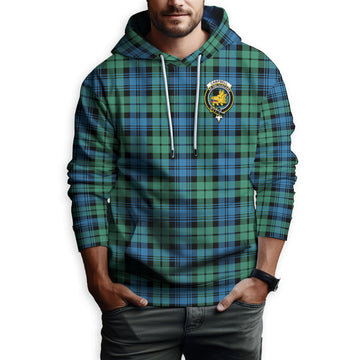 Campbell Ancient 01 Tartan Hoodie with Family Crest