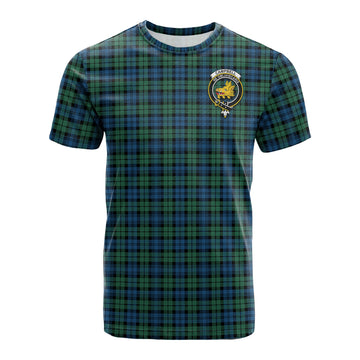 Campbell Ancient 02 Tartan T-Shirt with Family Crest