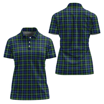 Campbell Argyll Ancient Tartan Polo Shirt For Women