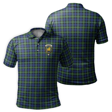 Campbell Argyll Ancient Tartan Men's Polo Shirt with Family Crest