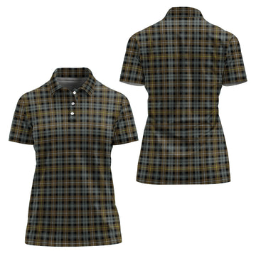 Campbell Argyll Weathered Tartan Polo Shirt For Women