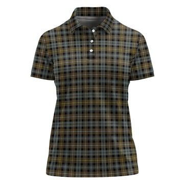 Campbell Argyll Weathered Tartan Polo Shirt For Women