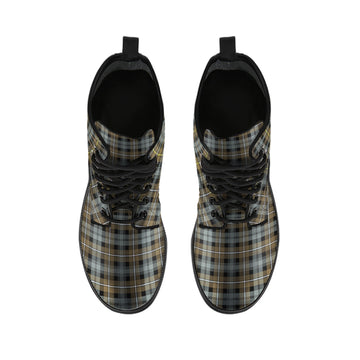 Campbell Argyll Weathered Tartan Leather Boots