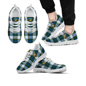 Campbell Dress Tartan Sneakers with Family Crest