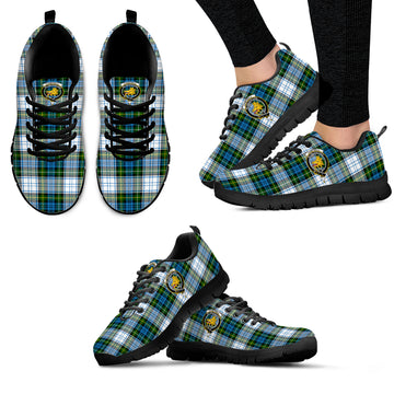 Campbell Dress Tartan Sneakers with Family Crest